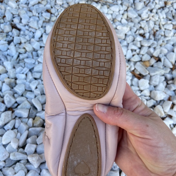 KATE SPADE JUST MARRIED BALLET SLIPPERS PINK FLATS SZ 6 BALLERINA BALLETCORE - Picture 9 of 12